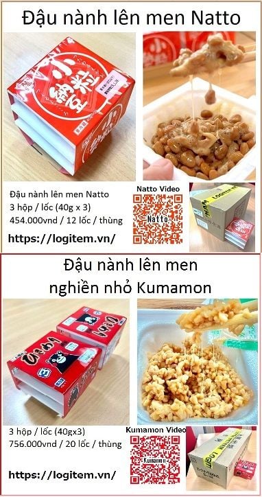 Đậu Nành Lên Men Nghiền Nhỏ Kumamon「ひきわり納豆 クマモン」