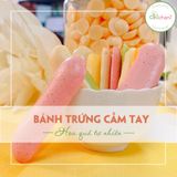 Bánh ăn dặm hoa quả tự nhiên dạng thanh tan ngay trong miệng bé