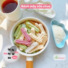 Bánh sữa chua hoa quả tự nhiên cho bé ăn dặm