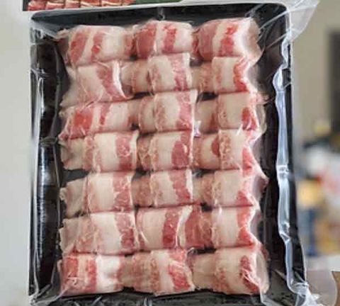  Ba rọi heo cuộn Iberrico 