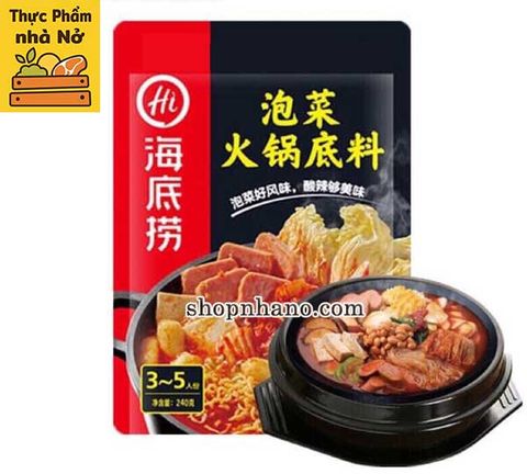  Cốt lẩu Haidilao vị kim chi 