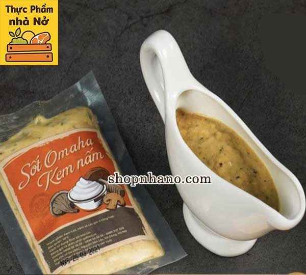  Sốt omaha steak kem nấm 