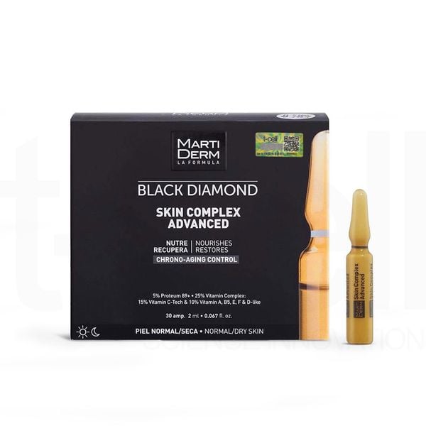  Ampoule Trẻ Hoá & Làm Sáng Da - MartiDerm Black Diamond Skin Complex Advanced 