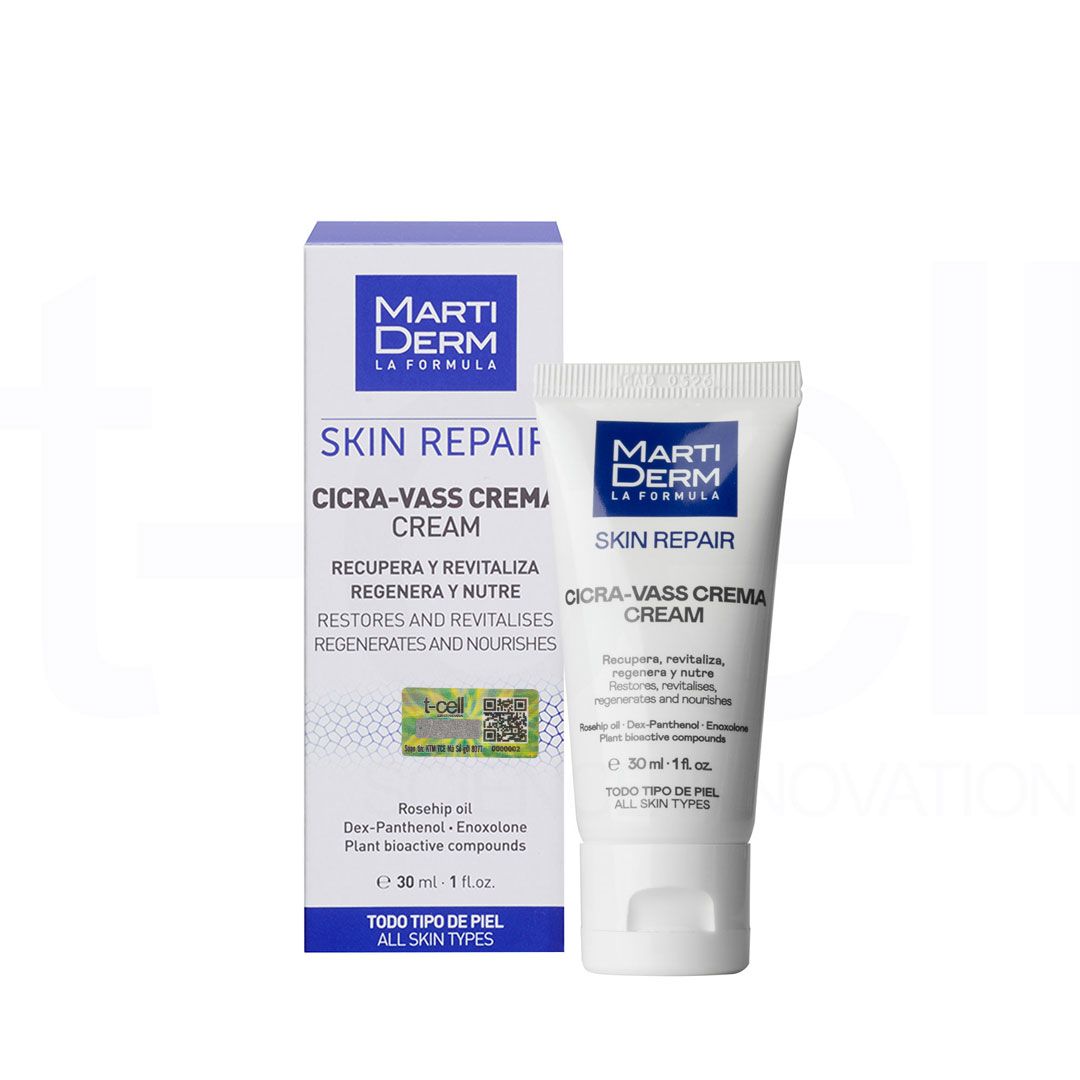 Kem Dưỡng Tái Tạo & Phục Hồi Da Nhạy Cảm - MartiDerm Skin Repair Cicra Vass Cream (30ml) 
