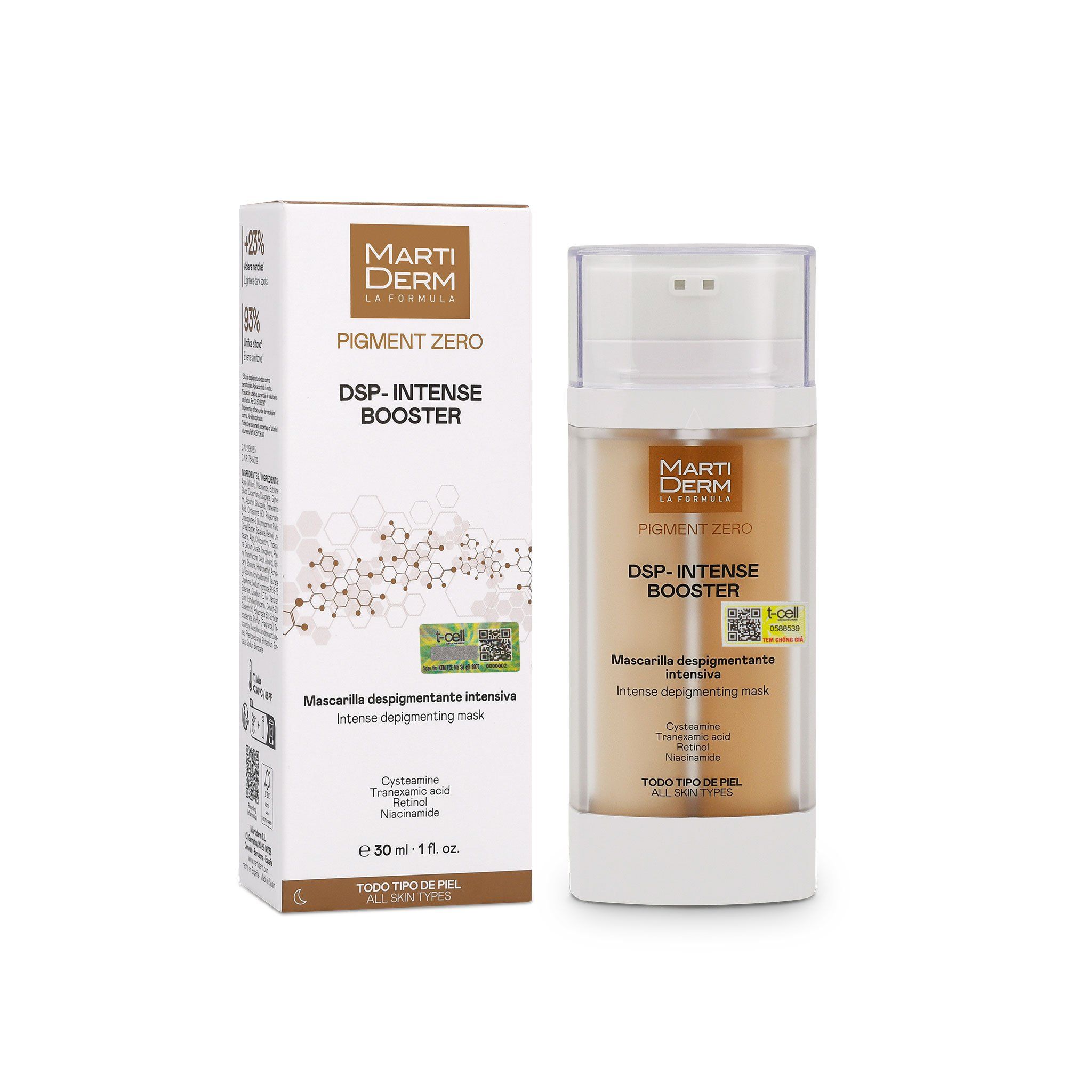  Mặt nạ điều trị sắc tố da chuyên sâu - MartiDerm DSP-Intense Booster (30ml) 