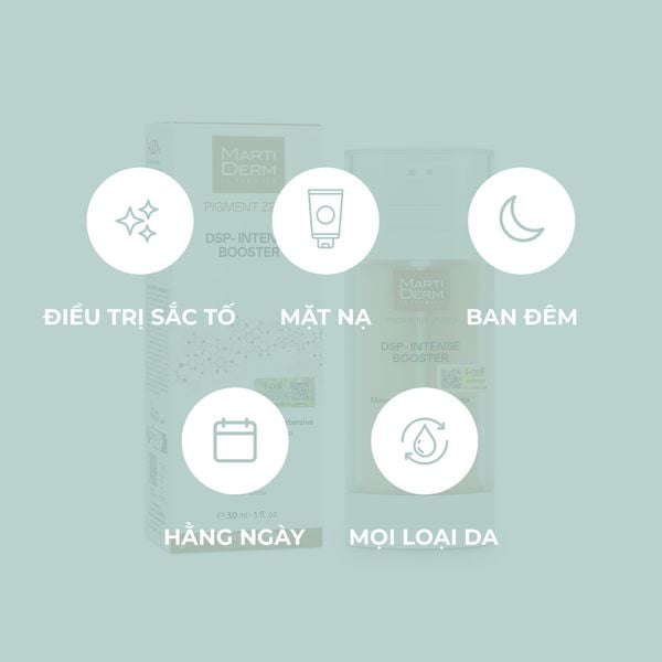  [MỚI RA MẮT] Mặt nạ điều trị sắc tố da chuyên sâu - MartiDerm DSP-Intense Booster (30ml) 