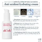  Serum Dạng Kem Dưỡng Ẩm, Chống Oxy Hóa & Làm Sáng Da oh!oh! Anti oxidant hydrating cream (25g) 