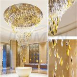  SXCE009  ĐÈN THỦY TINH THÁC NƯỚC KIM TUYẾN 