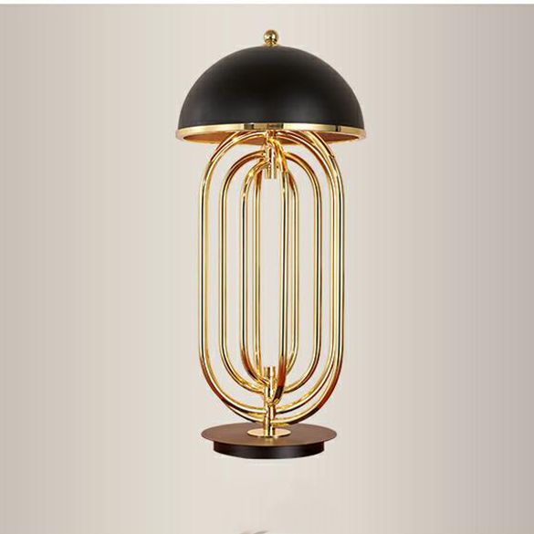  XDB0001 ĐÈN BÀN CAROUSEL RUNWAY GOLDEN BÁN NGUYỆT 