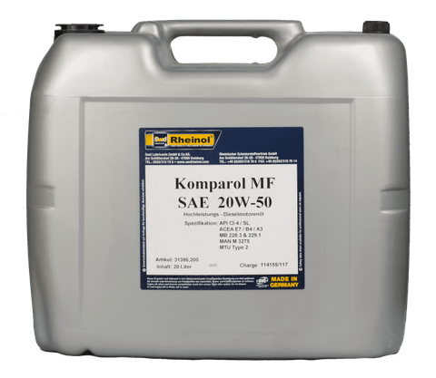 Dầu Nhớt Đức Rheinol Komparol MF 20W50