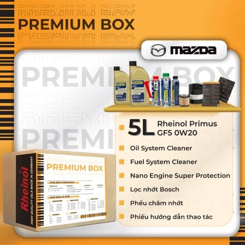 BỘ DẦU NHỚT ĐỘNG CƠ - PREMIUM BOX cho xe MAZDA
