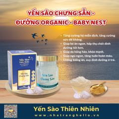 Yến Sào Chưng Sẵn - Kids - Đường Organic - Baby Nest