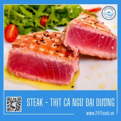 Steak - Thịt Cá Ngừ Đại Dương - 4-7 miếng/kg