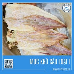 Mực khô câu loại 1 size 7-10 con