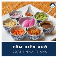 Tôm Biển Khô Loại 1 Size Lớn - Hộp quà tặng đặc sản nha trang