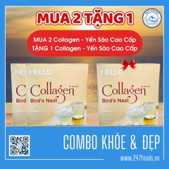COMBO KHỎE & ĐẸP - Mua 3 Tính Tiền 2: Collagen - Yến Sào Cao Cấp