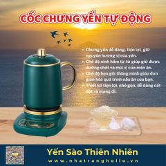 Cốc Chưng Yến Tự Động Đa Năng - Hẹn giờ thông minh