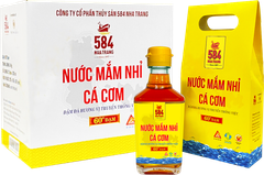 Nước mắm Nhỉ Cá cơm - 60 độ đạm - Chai thủy tinh 200 ml