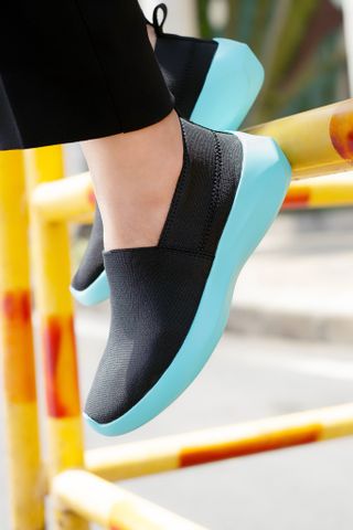 Giày thun thời trang Solemate 530 Đen mint