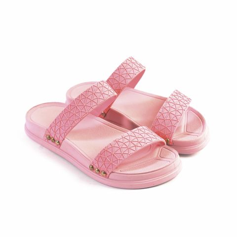 Dép nhựa đi mưa Nữ Leedo PVC 06 Hồng