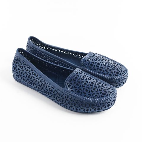 Giày nhựa đi mưa Nữ Leedo PVC 05 Xanh đen