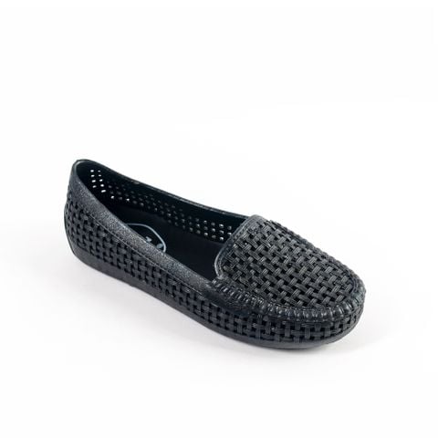 Giày nhựa đi mưa Nữ Leedo PVC 01 Đen