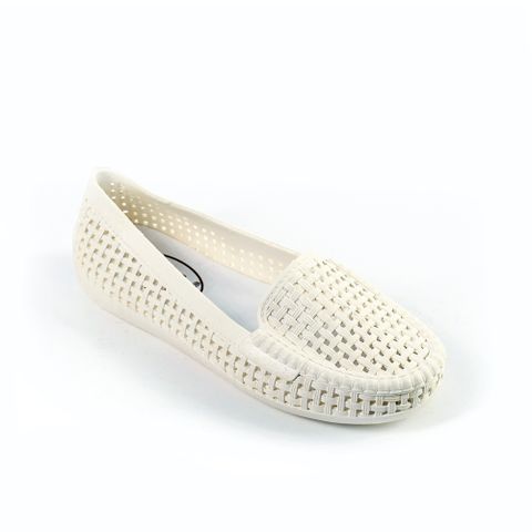 Giày nhựa đi mưa Nữ Leedo PVC 01 Trắng