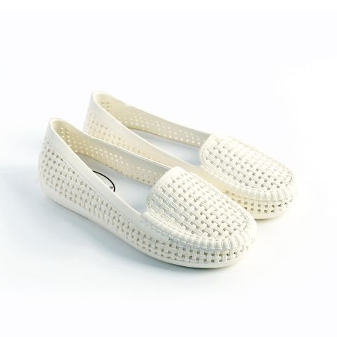 Giày nhựa đi mưa Nữ Leedo PVC 01 Trắng