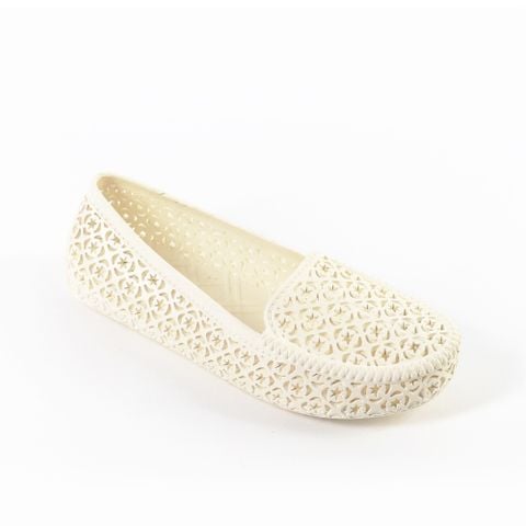 Giày nhựa đi mưa Nữ Leedo PVC 05 Trắng