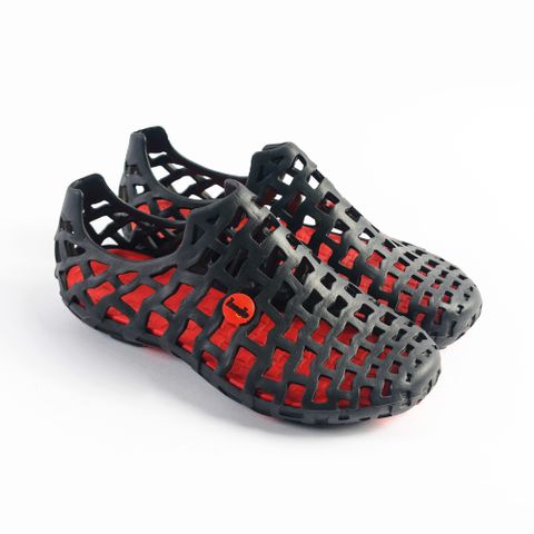 Giày nhựa đi mưa Leedo 101 Đỏ đen