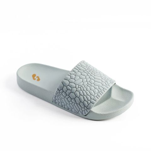 Dép nhựa đi mưa Nữ Leedo Solemate 8656 Giả da Xám