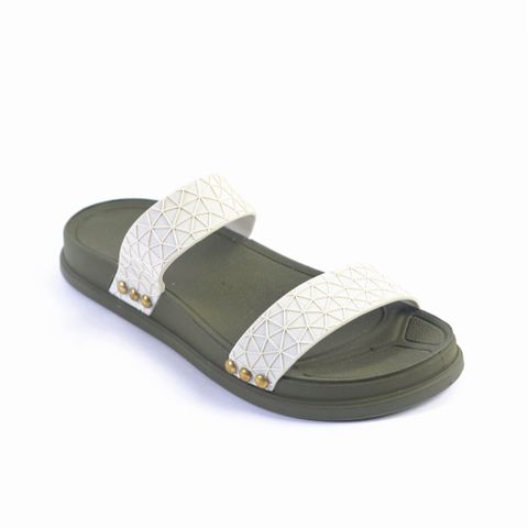 Dép nhựa đi mưa Nữ Leedo PVC 06 Xanh rêu