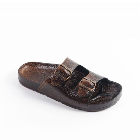 Dép nhựa đi mưa Nam Leedo PVC 02 Nâu