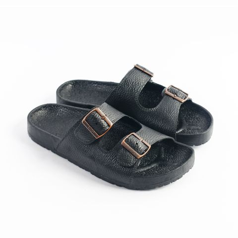 Dép nhựa đi mưa Nam Leedo PVC 02 Đen