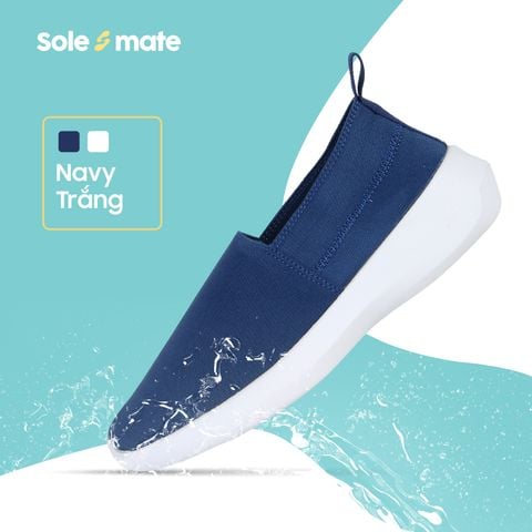 Giày thun thời trang Solemate 530 Navy trắng