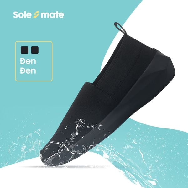  Giày thun thời trang  Solemate 530 Đen đen 