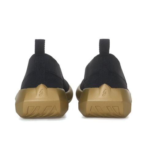 Giày thun thời trang Solemate 530 Đen Vàng Đồng