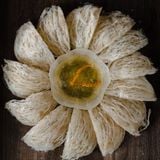 Yến tinh chế 2 lớp sợi SIÊU DẦY Nana Farm -  tặng kèm 10gram Nấm Đông Trùng
