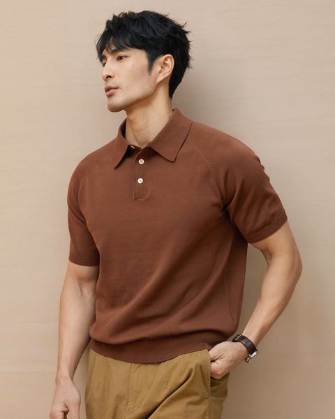  ÁO POLO DỆT KIM ROGER | 100% COTTON | REGULAR FIT 