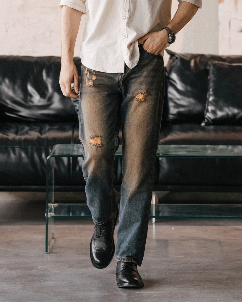QUẦN JEAN ỐNG ĐỨNG BRAD | 602 STRAIGHT | BLUE
