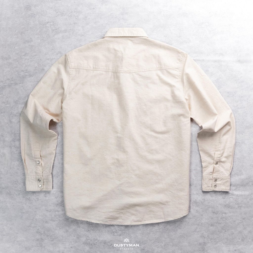 ÁO SƠ MI LINEN DÀI TAY NÚT BẤM LAMAR | REGULAR FIT | S652