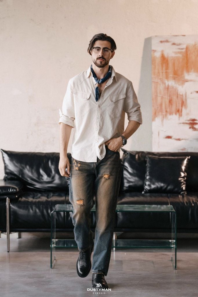 QUẦN JEAN ỐNG ĐỨNG BRAD | 602 STRAIGHT | BLUE