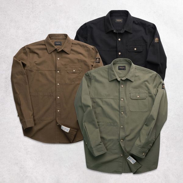  ÁO SƠ MI KAKI AMORY | REGULAR FIT | S375 