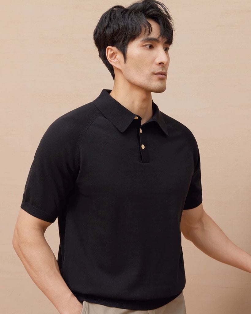 ÁO POLO DỆT KIM ROGER | 100% COTTON | REGULAR FIT