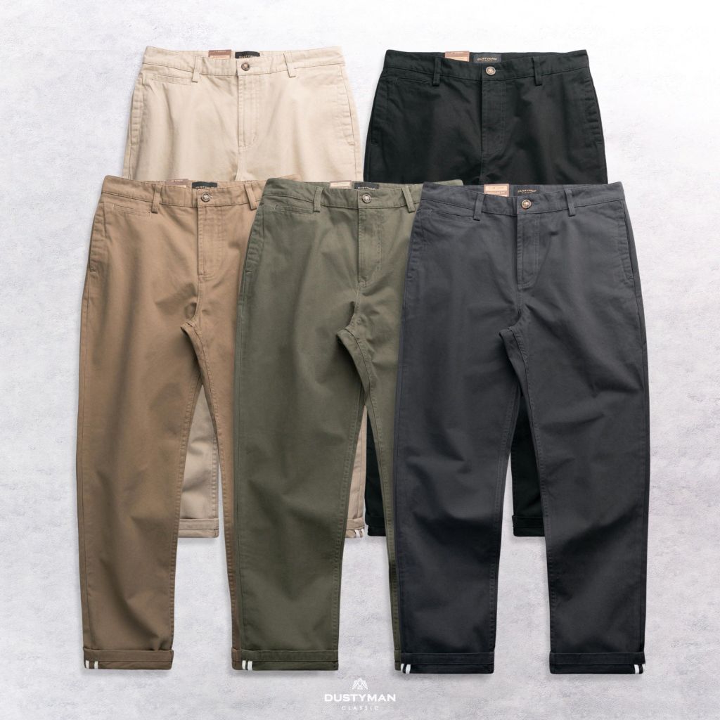 QUẦN KAKI ỐNG ĐỨNG TRACE | KAKI COTTON | FORM REGULAR FIT | K342
