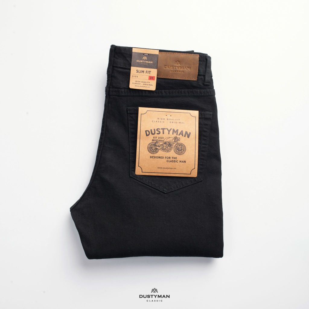 QUẦN JEAN ÔM NHẸ CLASSIC JEAN  | 611 SLIM FIT | BLACK