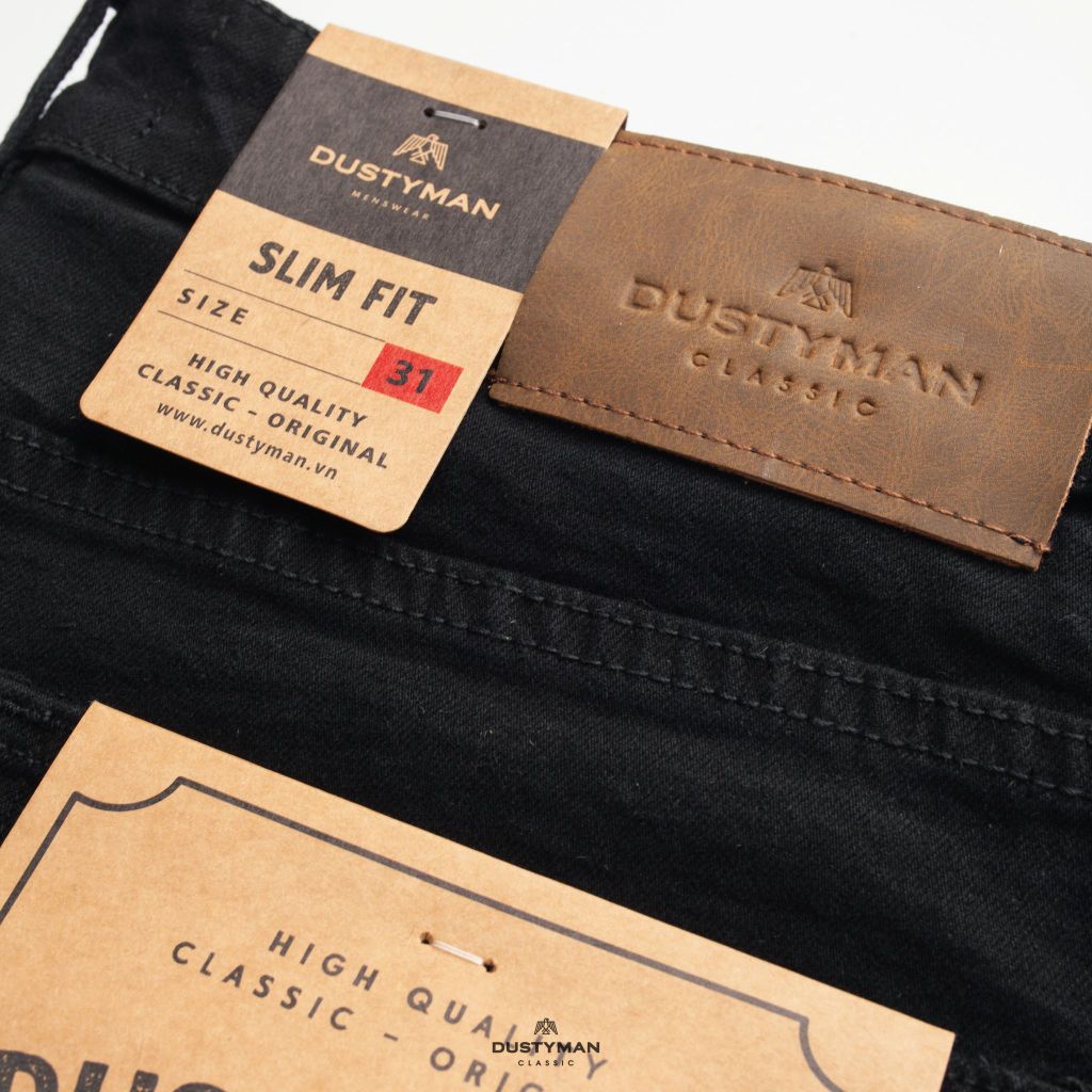 QUẦN JEAN ÔM NHẸ CLASSIC | 611 SLIM FIT | BLACK