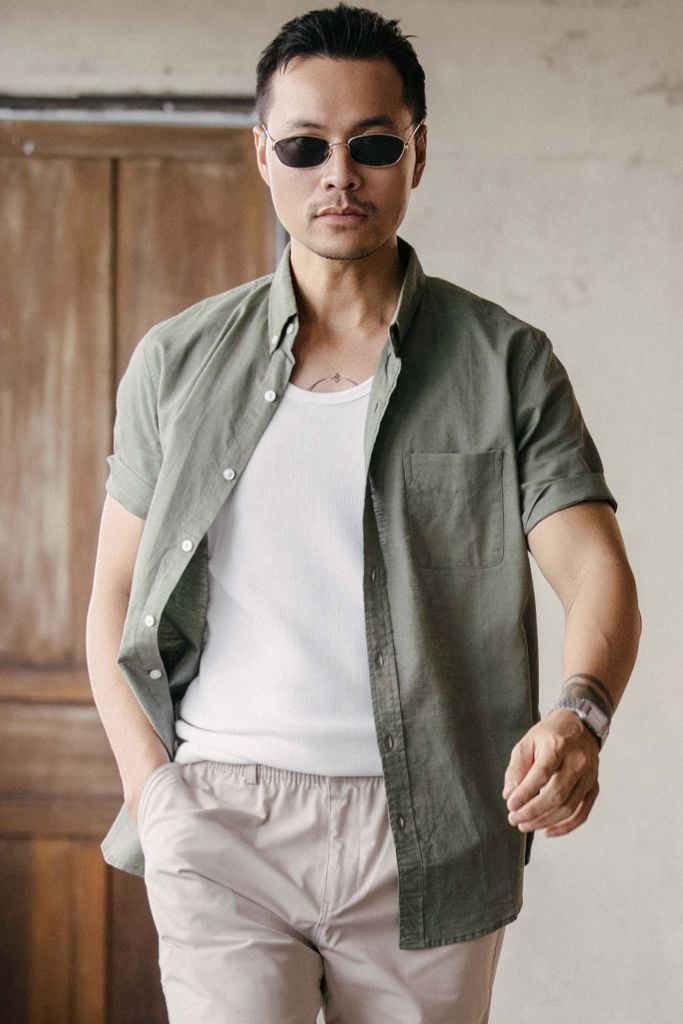 Sơ Mi Nam Tay Ngắn Luke Dustyman Regular Fit S418