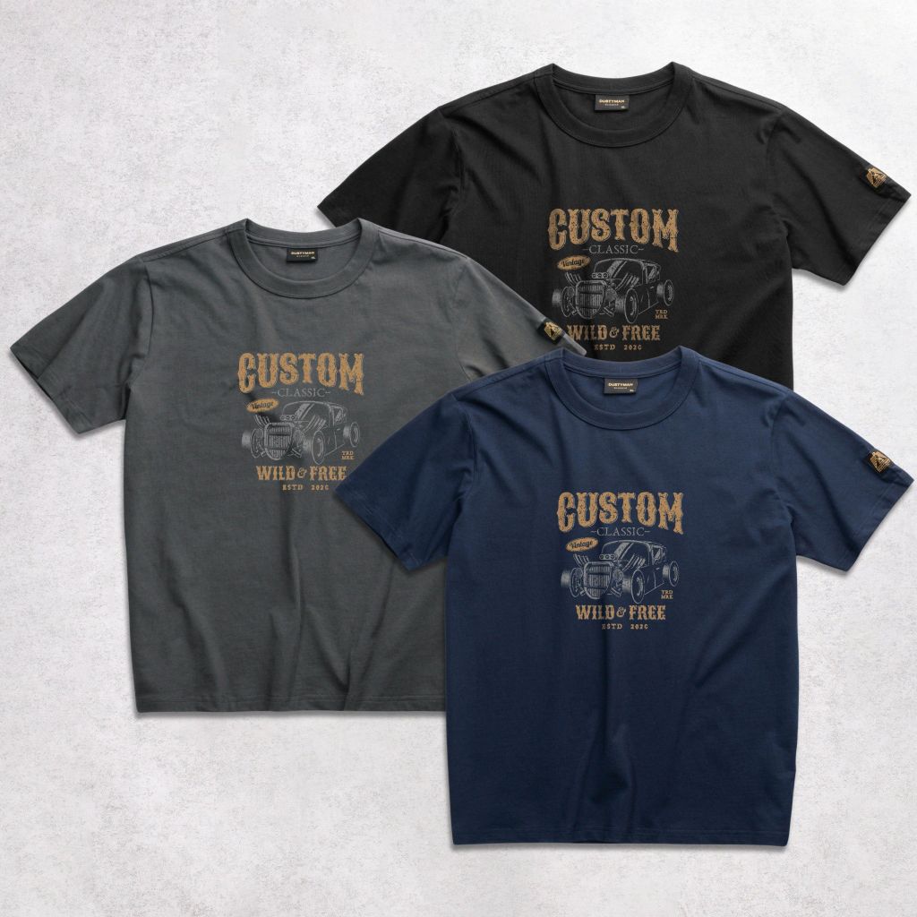 ÁO PHÔNG WILD FREE  | 100% COTTON | REGULAR FIT