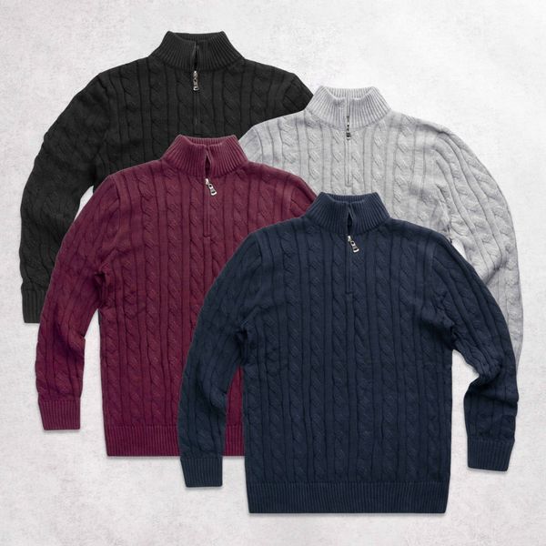  ÁO LEN KHÓA KÉO FARLEY | REGULAR FIT 